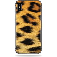 MightySkins Skin Compatible with Apple iPhone X - Cheetah | Protective, Durable, and Unique Vinyl Decal wrap Cover | Easy to Apply, Remove, and Change Styles | Made in The USA