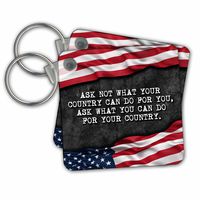 3D Rose Key Chains, Set of 2 (kc_237424_1)