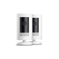 All-new Ring Stick Up Cam Battery HD security camera with two-way talk, Works with Alexa - 2-Pack