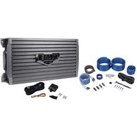 Boss Audio AR2000M 2000W Mono A/B Car Amplifier + 4 Gauge Amp Install Kit