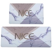 Pauwer Anti Fatigue Kitchen Rug Sets 2 Piece Non Slip Kitchen Floor Mats Cushioned Comfort Standing Mat Waterproof Stain Resistant (17"x47"+17"x28")