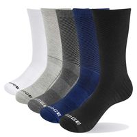 YUEDGE Women's Cotton Cushion Crew Performance Athletic Sports Socks (XL)