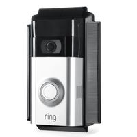 Wasserstein 0.2 Watt Solar Charger Mount Compatible with Ring Video Doorbell 2, Weatherproof (Black)