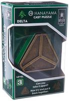 BePuzzled Delta Hanayama Cast Metal Brain Teaser Puzzle (Level 3) Puzzles For Kids & Adults Ages 12 & Up