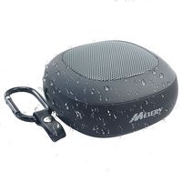 Melery Portable Bluetooth Speakers Waterproof IPX4 Outdoor Mini NFC Bluetooth 4.1 with Mic,Aux and Bass Stereo Sound Hand-Free for Smartphone, Black Color