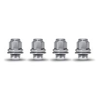 White Knight 5306 Chrome M12x1.25 Nissan OEM Factory Style Mag Lug Nut with Washer, 4 Pack