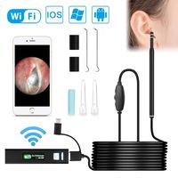Wireless Otoscope, VTOSEN WiFi Ear Endoscope 1.3MP Digital Ear Scope Inspection Camera with 6 Adjustable LEDs for Android and iPhone IOS Smartphone, Samsung, Tablet, Windows & Macbook OS Computer