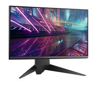 Alienware 25 Gaming Monitor - AW2518Hf, Full HD @ Native 240 Hz, 16: 9, 1ms Response time, DP, HDMI 2.0A, USB 3.0, AMD Freesync, Tilt, Swivel, Height-Adjustable