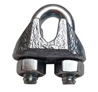 Wire Rope Clamp 1/8 inch 36 Pack Zinc Plated - Wire Rope Clip - Wire Cable Clamps - Yardware etcetera