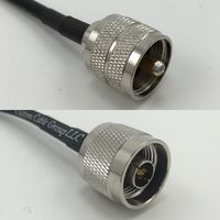 3 feet RG142 PL259 UHF Male to N MALE Pigtail Jumper RF coaxial cable 50ohm High Quality Quick USA Shipping