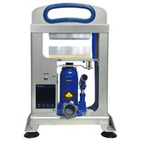 Dulytek DHP7 V3 Hydraulic Heat Press Machine, 7-Ton Pressing Force, Dual Heat 6" Plates, Touch-Screen Panel