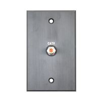 Liberty Cable, Panelcrafters PC-G1800-E-P-B Female Pass Through F-81 F-Connector