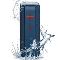 Portable Bluetooth Speakers,SANAG Wireless Outdoor Speakers TWS Dual Pairing with Enhanced Bass 360 HD Surround Stereo Sound,Waterproof Speakers with SD Card Slot for Riding, Hiking,Party(Blue)
