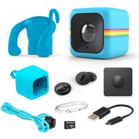 Polaroid Cube Act II - HD 1080p Mountable Weather-Resistant Lifestyle Action Video Camera & 6MP Still Camera w/Image Stabilization, Sound Recording, Low Light Capability & Other Updated Features