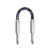 Spectraflex Braided Series Pedal Cable, Dual Straight Plugs, 12 Inch, Violet
