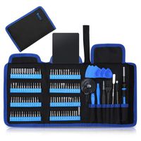 Precision Screwdriver Set, Kingsdun 128pcs Repair Tool Kit with Magnetic Multi-Bit Nut Drivers for Repair Phone, iPhone, iPad, Watch, Tablet, PC, Eyeglass, Macbook, Computer, Xbox, Small Electronics