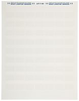 Brady LAT-17-361-1 1" Width x 1" Height, B-361B Self-Laminating Polyester, Matte Finish White/Translucent Laser Printable Label (Pack of 1000)