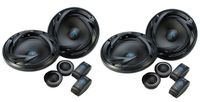 (2) Pairs AUTOTEK ATS65C 6.5" 600 Watt Car Audio Component Speakers