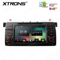 XTRONS 7" Android 7.1 Quad Core Capacitive Touch Screen Car Stereo Radio DVD Player Screen Mirroring Function OBD2 DVR for BMW 3 Series E46