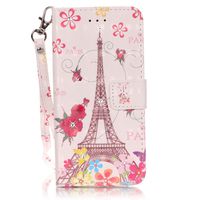 IKASEFU Retro Butterfly Tower Bling Glitter Diamond Leather Wallet Case Cover with Strap Magnetic Flip Protective case Compatible with iPod Touch 5/6-Butterfly Tower