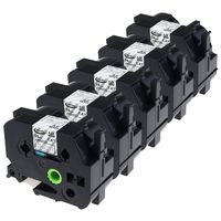 Replace TZe Tape 36mm 1.4 Inches White on Clear TZe-165 Standard Laminated TZ-165 Label Tape Compatible with Brother P-Touch PT-9700PC PT-P950NW PT-550 PT-P900W Label Maker, Length 26.2 Feet, 5-Pack