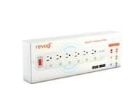 Revogi Smart Power Strip SOW014,controlled via Wi-Fi and LTE from anywhere, Turn on/off, schedule appliances, energy management, individual outlet control, Amazon Echo, Android and iOS compatible