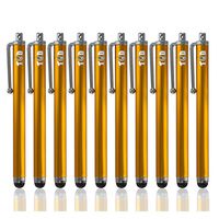 TCD Universal Pack of 10 [Coral] Premium Thick Stylus Pen Pack [Compatible with All Touch Screen Devices]