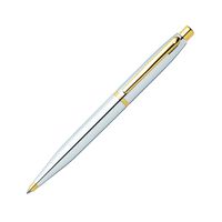 Sheaffer VFM Chrome Ballpoint Pen with Gold Tone Appointments