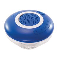 GAME Wireless Speaker and Underwater Light Show Pool light 4308, Battery-Powered Speaker, Color LEDs Sync with Music, Lasts Up to 6 Hours, 1.4 Pounds, Blue
