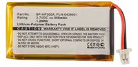 Sony DR-BT21G Wireless Headset Battery (Li-Pol, 3.7V, 350mAh) - Replacement Battery for Sony BP-HP300A Wireless Headset Battery