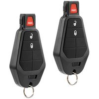 Key Fob fits Chrysler 300 Town and Country/Dodge Charger Durango Grand Caravan Journey Magnum Ram/Jeep Commander Grand Cherokee/Volkswagen Routan Keyless Entry Remote, Set of 2