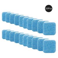 Washing Machine Cleaner Tablets, Solid Deep Cleaning Sink Cleaning Descaler for Home Bath Room Kitchen Washer, Professional Strength Washing Machine Tank Deep Remover Deodorant - 20Pcs