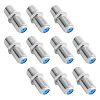 SAISN Coaxial Cable Connector 3GHz F-Type RG6 Cable Extension Adapter (10 Pack)
