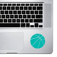 StickAny Palm Series Basketball Simple Sticker for MacBook Pro, Chromebook, and Laptops (Turquoise)
