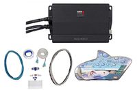 MB QUART NA2-400.2 400 Watt RMS 2-Ch. Marine Boat ATV Compact Amplifier+Amp Kit