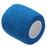 First Aid Medical Ankle Care Treatment Self-Adhesive Elastic Bandage Gauze Tape (Color:Blue)