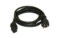 Interpower 86275060 Israeli Cord Set, SI-32 Plug Type, IEC 60320 C19 Connector Type, Black Plug Color, Black Cable Color, 16A Amperage, 250VAC Voltage, 2.5m Length