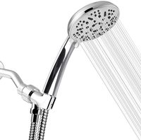 Apthrill High Pressure Handheld Shower Head - 9 Spray Modes Hand Held Shower Head with 60 Inch Hose (Chrome)