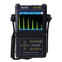 YUSHI YUT2600 Portable Digital Ultrasonic Flaw Detector w/one straight beam probe and one angle beam probe, Varies Probe/Transducer options available, Data Logger
