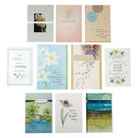 Hallmark Sympathy Greeting Card Assortment (10 Cards, 10 Envelopes)