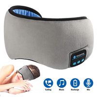 Giope05 Music Stereo Bluetooth Wireless Eye Mask Smart Sleep Headphones Soft Head Bluetooth Headsets
