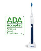 PRO-SYS VarioSonic Electric Toothbrush with 25 Customizable Cleaning Options - 5 Replacement DuPont Bristle Brush Head Types, 5 Brushing Speeds, Timer, Charging Dock and Case