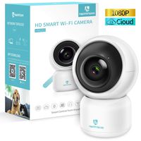 HeimVision Security Camera, 1080P HD Wireless Home Surveillance Camera with Night Vision/2 Way Audio/Motion Detect/PTZ, Upgraded HM203 WiFi IP Camera for Baby/Pet, Cloud Service & MicroSD Support