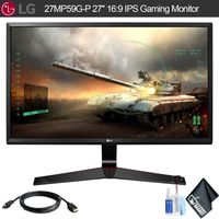 LG 27MP59G-P 27" 16:9 IPS Gaming Monitor (27MP59G-P) with HDMI Cable Essential Kit