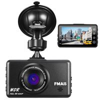 Dash Cam 1080P, FAMIS Full HD Car DVR Driving Recorder Dashboard Camera with 3" LCD Screen, G-Sensor, WDR, Loop Recording and Motion Detection