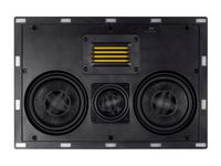 Monoprice 3-Way Carbon Fiber in-Wall Speaker Center Channel - Dual 5.25-inch (Single) with Ribbon Tweeter - Amber Series