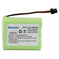 Kastar High Capacity Cordless Phone Battery Replacement for Uniden BT800 BT-800 BT-905 BP-800 BP-905, GE TL-96560, Cobra, Panasonic HHR-P505 P-P501 P-P504 P-P508 P-P510, Sharp, Sony BP-T18 BP-T24