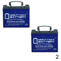 Mighty Max Battery 12V 35AH Gel Battery for Ortho-Kinetics,Encore,COLT,Explorer - 2 Pack Brand Product