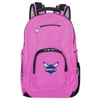 NBA Charlotte Hornets Voyager Laptop Backpack, 19-inches, Pink