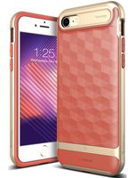 Caseology Parallax for Apple iPhone 8 Case (2017) / for iPhone 7 Case (2016) - Award Winning Design - Coral Pink